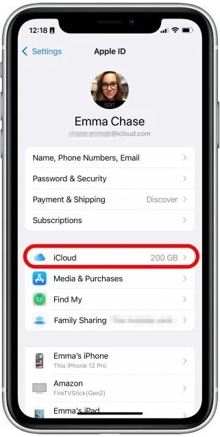 verify icloud sign in on iphone