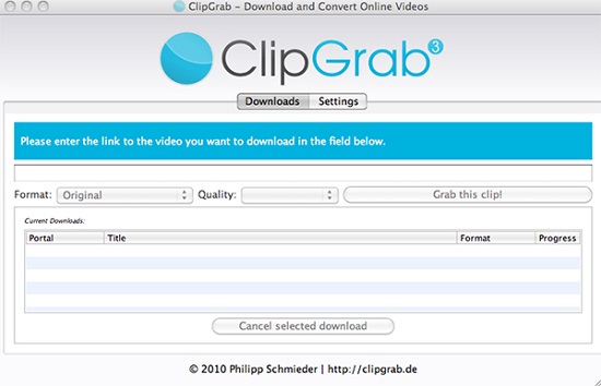 clipgrab youtube downloader