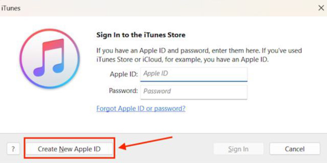 create apple id itunes