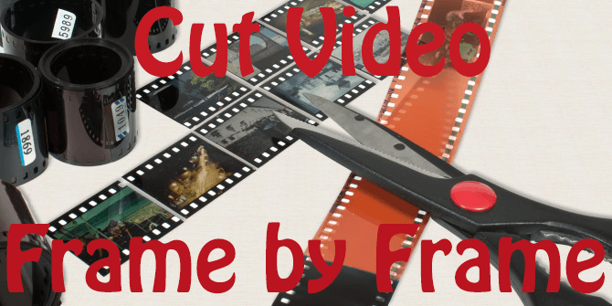 cut video frame by frame