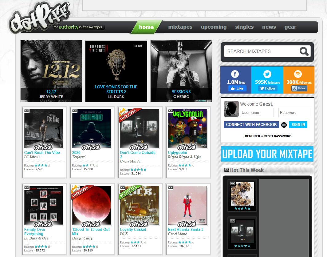 datpiff best sites to download music