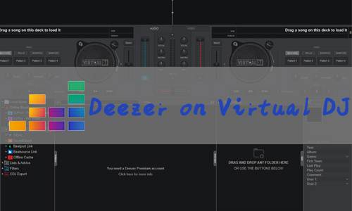 deezer on virtual dj