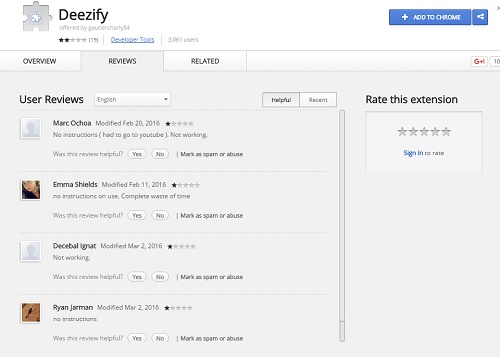 deezify chrome