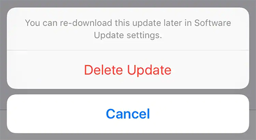 delete update files ipad