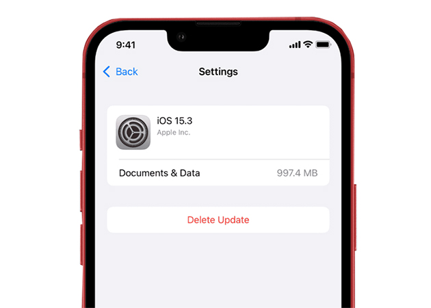 remove and re-download the update