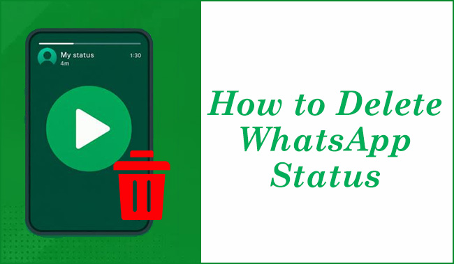delete whatsapp status