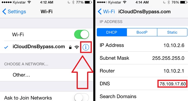 deverrouiller iphone avec dns