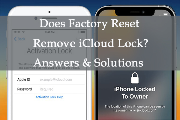 does factory reset remove icloud lock