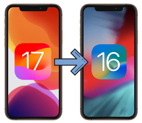 downgrade ios 17 to 16