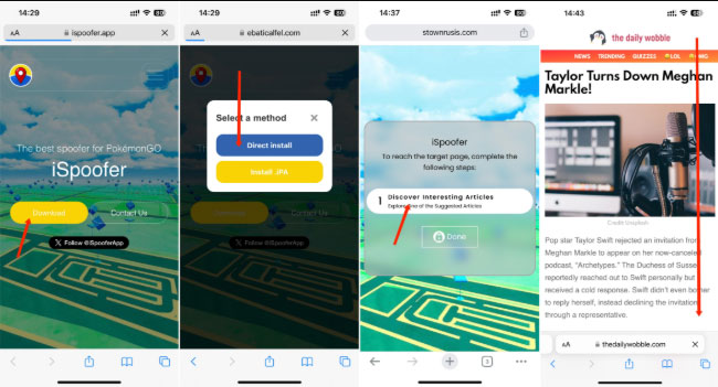 download and install ispoofer