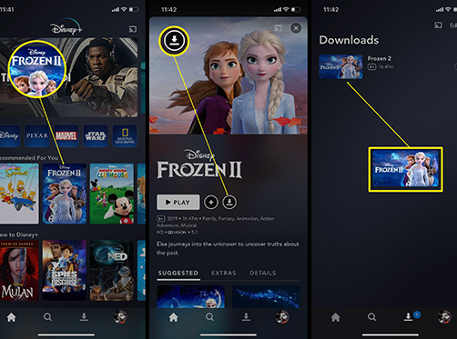 disney plus app download movie