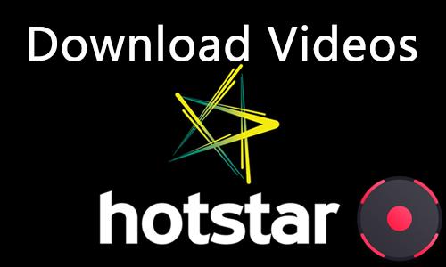 hotstar download video