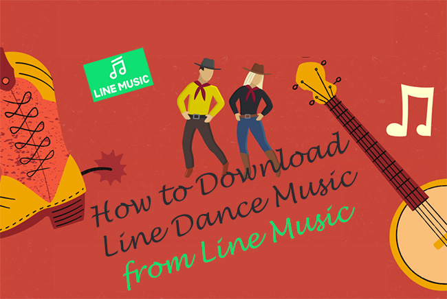 download line dance music from line music