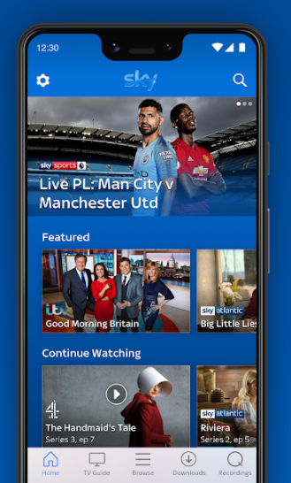 check sky go downloaded in download path