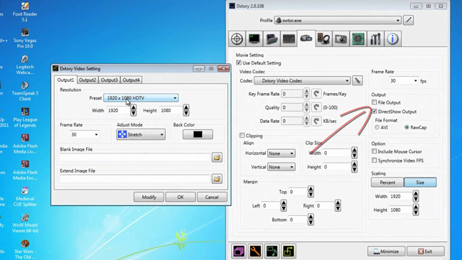 dxtory screen recorder for low end pc