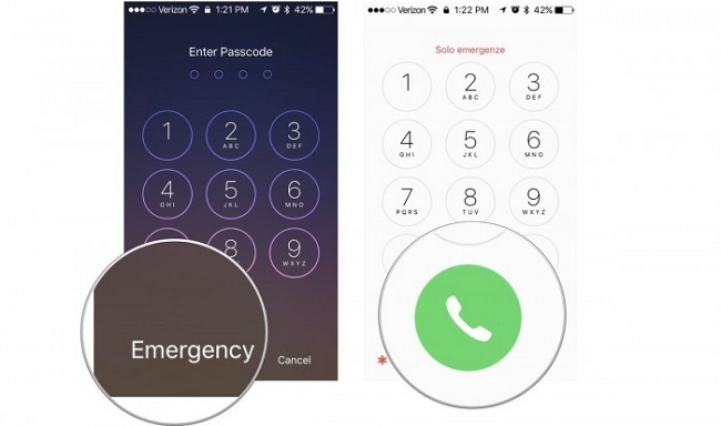 activate iphone without sim card via emergency call