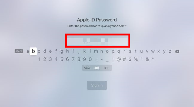 apple id password