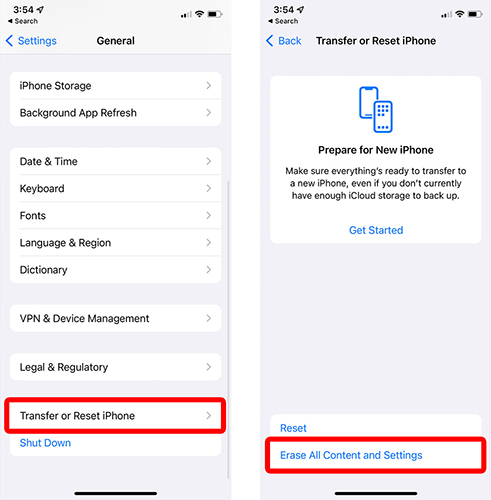 solve iphone alarms not going off issue by erasing your iphone