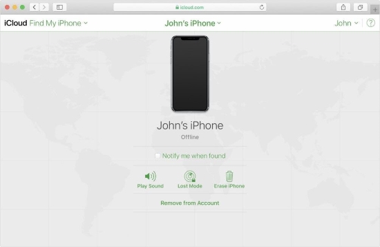 unlock iphone without restore via icloud