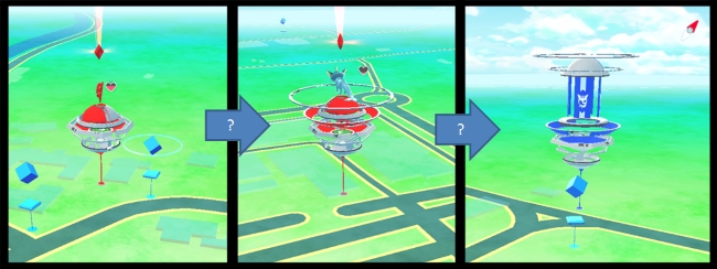 evolve pokestop into gym in pokemon go