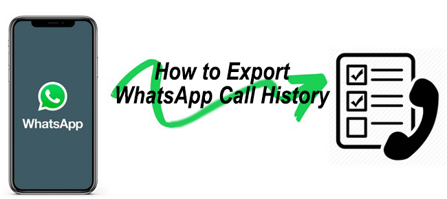 how to export whatsapp call history