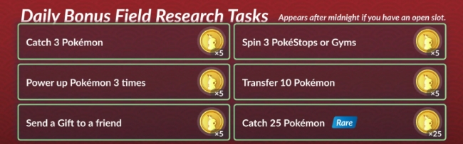 get free pokecoins in pokemon go via special field research