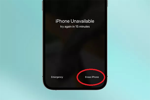 factory reset locked iphone from screen lock
