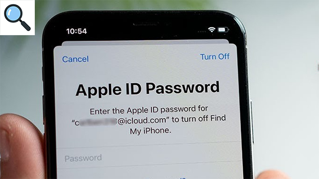 how to find apple id password on iphone