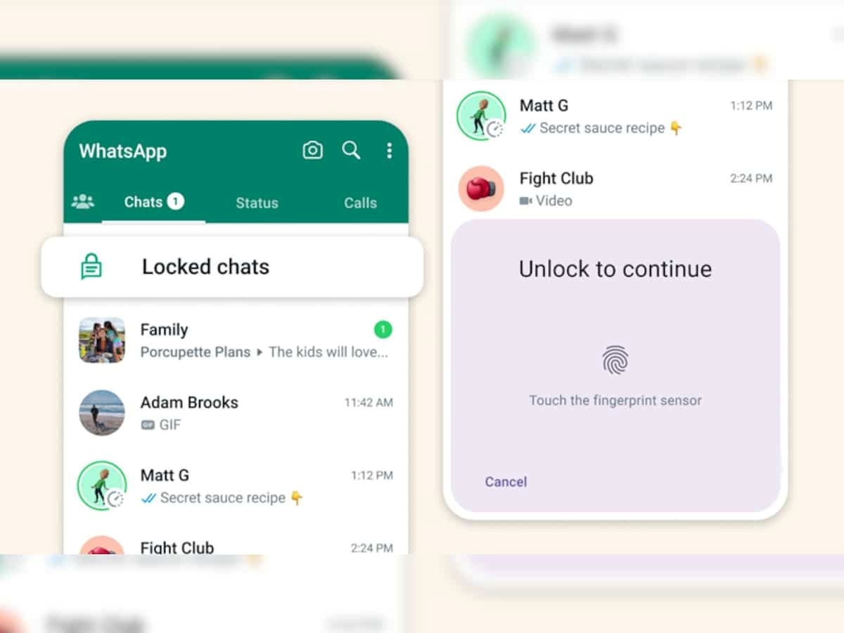 find locked chats in whatsapp