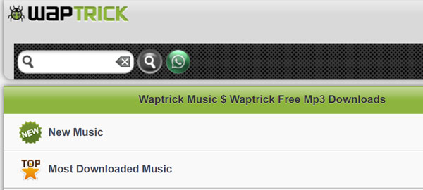 search for waptrick free mp3 music download