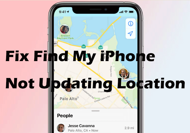 find my iphone not updating location