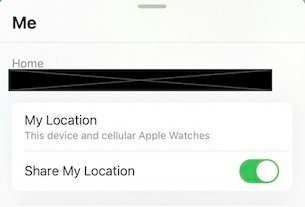 find my app turn off share my location