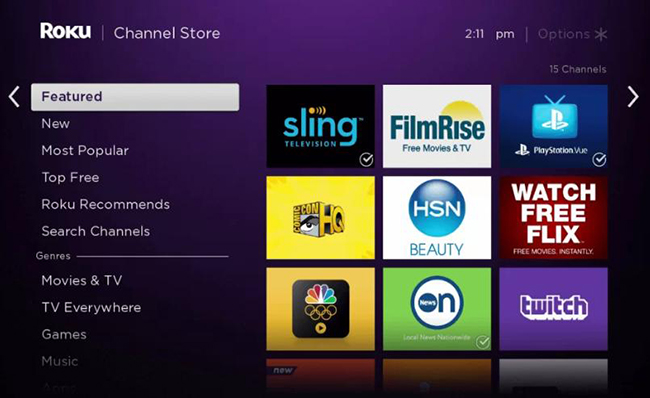 find pandora app on roku