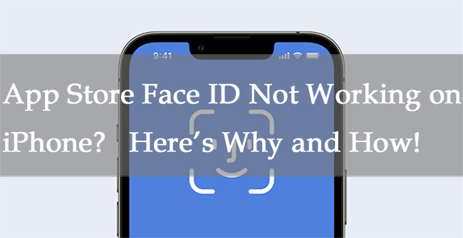 how to fix app store face id not working