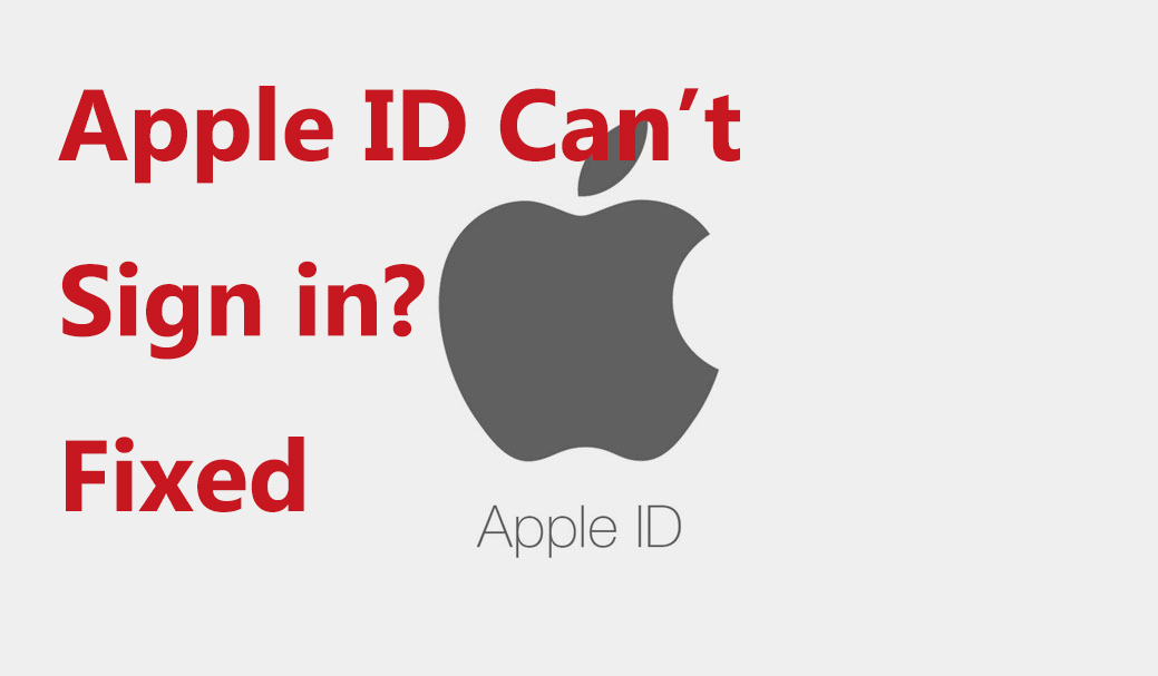 fix Apple ID won't sign in