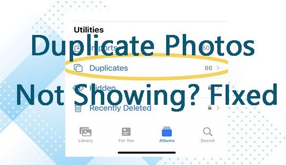 how to fix ios 16 duplicate photos not showing