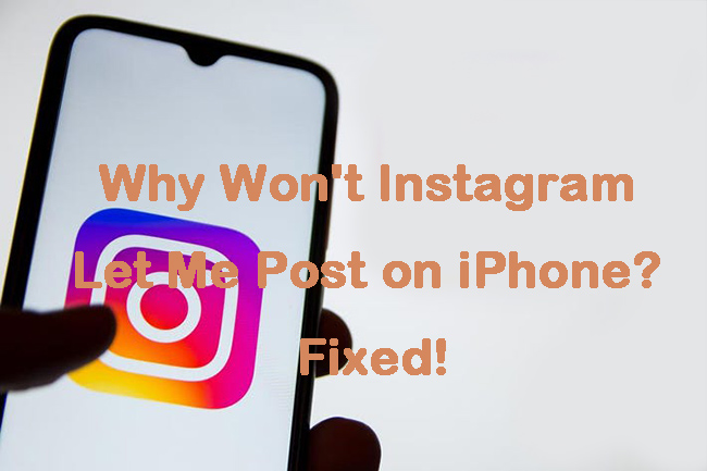 fix instagram wont let me post on iphone