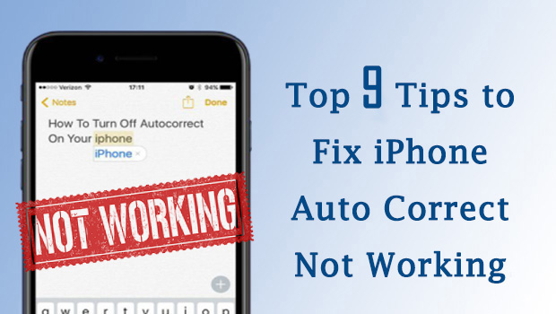 fix iphone auto correct