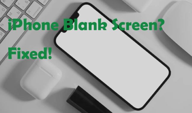 fix iphone blank screen