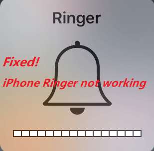 fix iPhone ringer not working