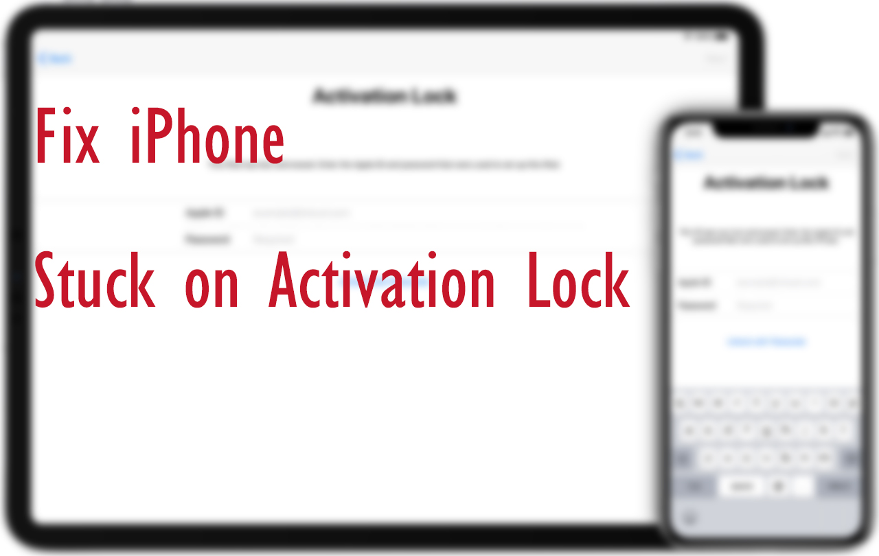 fix iphone stuck on activation lock