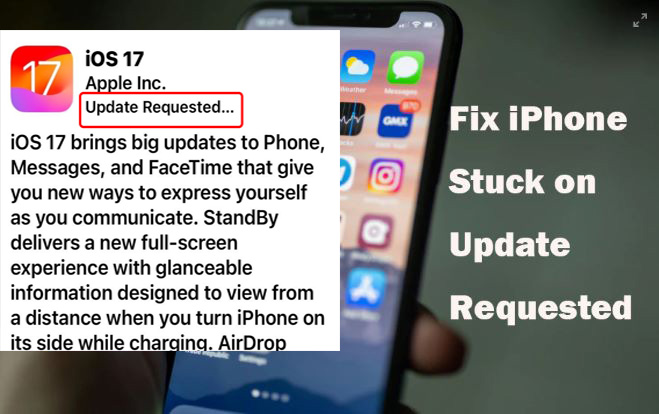 fix iphone stuck on update requested