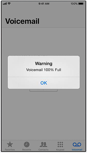 how to fix iphone voicemail full