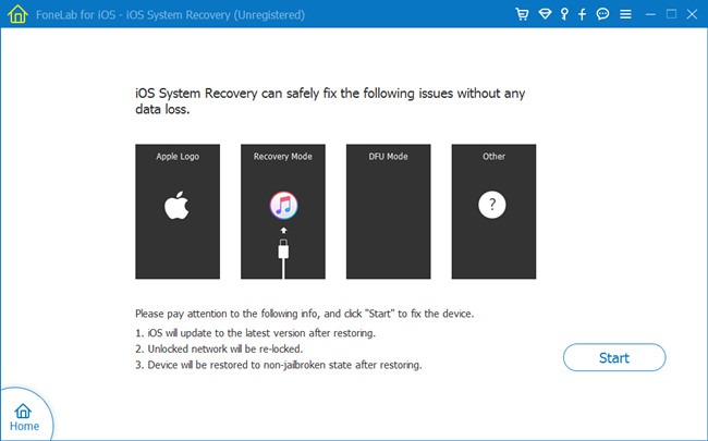 fonelab ios system recovery