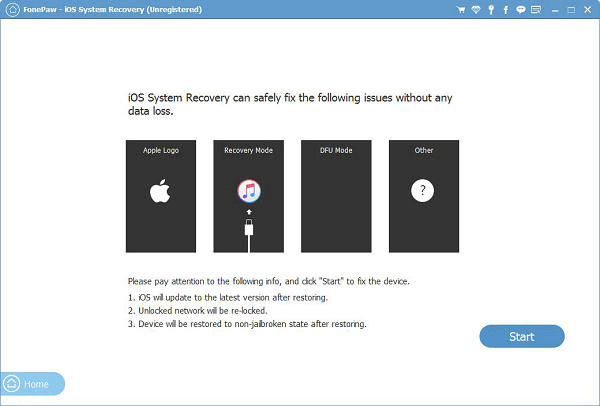 fonelab ios system recovery