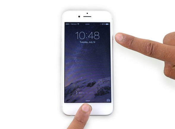 repair iphone 6 home button not working by force restarting