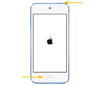 fix ipod wont turn on by force restarting