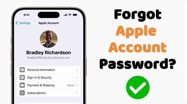 apple account forgot password