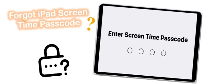 fix forgot ipad screen time passcode