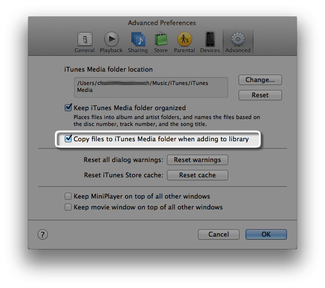 Change itunes library file location mac os Change itunes library file location mac os
